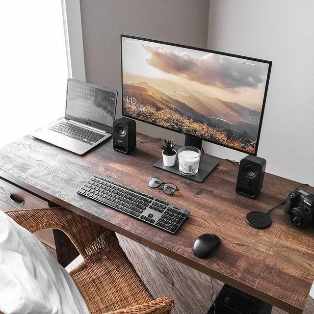 dàn pc đẹp bằng gỗ