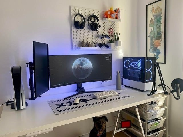 dàn pc gaming đẹp trắng