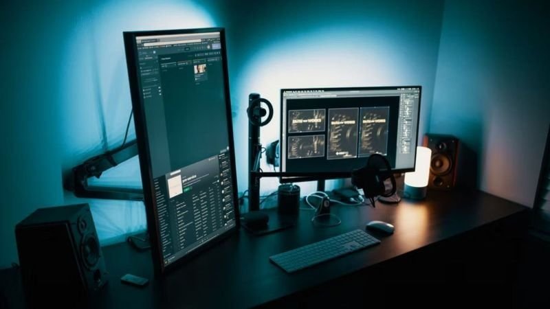 màn hình máy tính xoay dọc