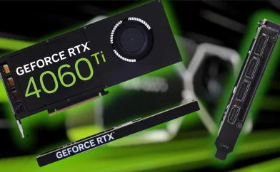 Lộ diện RTX 4060 Ti dày đúng 1 khe PCIe với tản nhiệt lồng sóc